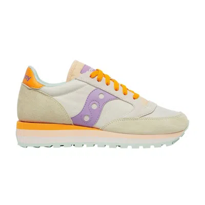 Pre-owned Saucony Wmns Jazz Triple 'tan Lilac' | Women's Size 5.5 In Brown