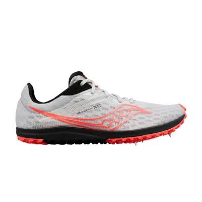Pre-owned Saucony Wmns Kilkenny Xc9 Spike 'fog Black Vizi' | Cream | Women's Size 10.5 In Beige