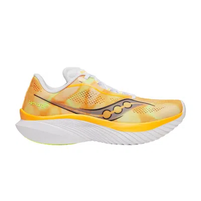 Pre-owned Saucony Wmns Kinvara 15 'peel White' | Orange | Women's Size 9