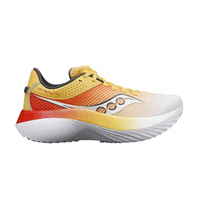 Pre-owned Saucony Wmns Kinvara Pro 'flax Infrared' In Yellow