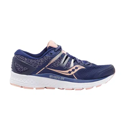 Pre-owned Saucony Wmns Omni Iso 'navy Blush' | Blue | Women's Size 11