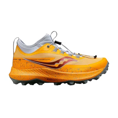 Pre-owned Saucony Wmns Peregrine 13 St 'flax Cinder' In Yellow