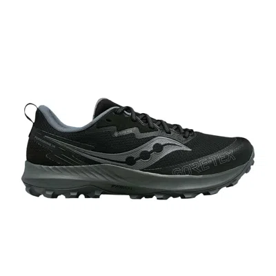 Pre-owned Saucony Wmns Peregrine 14 Gore-tex 'black Carbon' | Women's Size 10