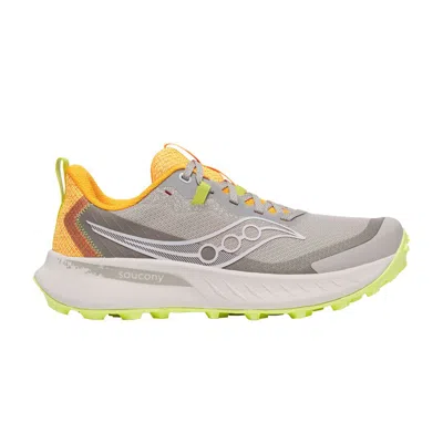 Pre-owned Saucony Wmns Peregrine 15 'dove Peel' | Grey | Women's Size 7 In Gray