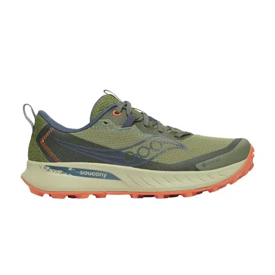 Pre-owned Saucony Wmns Peregrine 15 Gore-tex 'hemlock Dusk' | Green | Women's Size 5.5