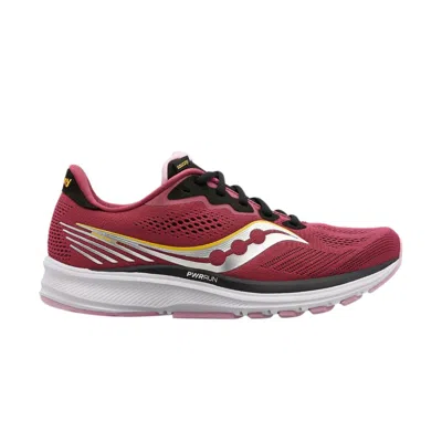 Pre-owned Saucony Wmns Ride 14 'quartz Vizigold' In Red