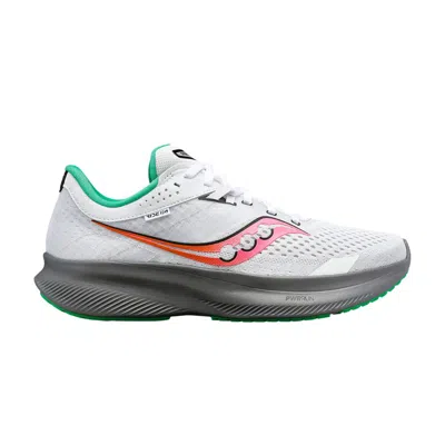 Pre-owned Saucony Wmns Ride 16 'white Pink Gravel'