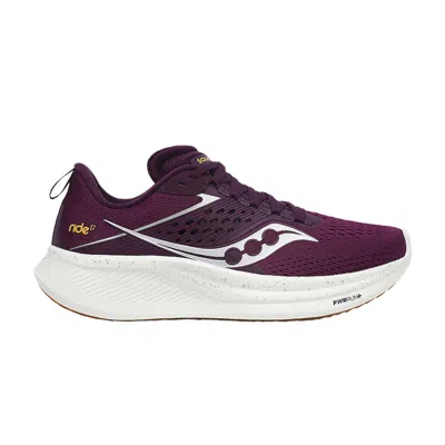 Pre-owned Saucony Wmns Ride 17 'plum' | Purple | Women's Size 5
