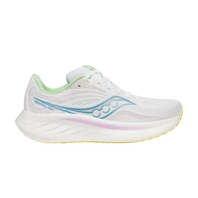 Pre-owned Saucony Wmns Ride 18 'white Verbana' | Women's Size 10.5