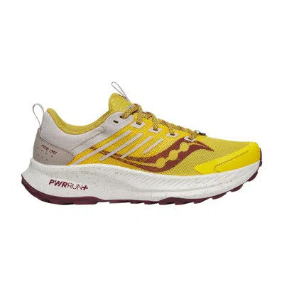 Pre-owned Saucony Wmns Ride Tr2 'oak Currant' In Yellow