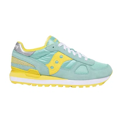 Pre-owned Saucony Wmns Shadow Original 'blue Yellow' | Women's Size 5.5