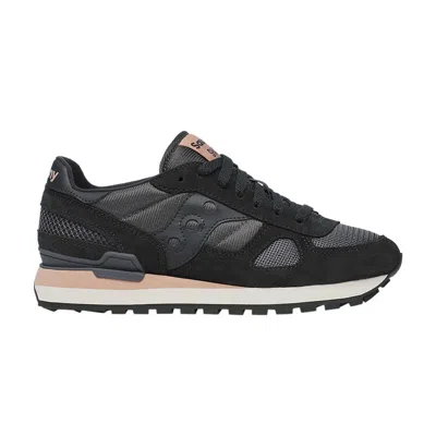 Pre-owned Saucony Wmns Shadow Original 'dark Grey Black Beige'