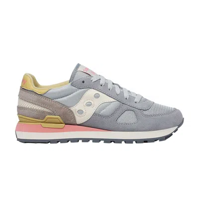 Pre-owned Saucony Wmns Shadow Original 'light Blue Grey Pink' | Women's Size 5.5 In Gray