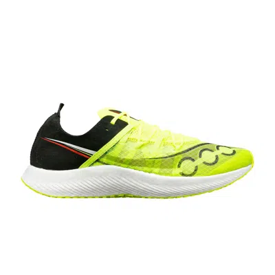 Pre-owned Saucony Wmns Sinister 'citron Black' In Yellow