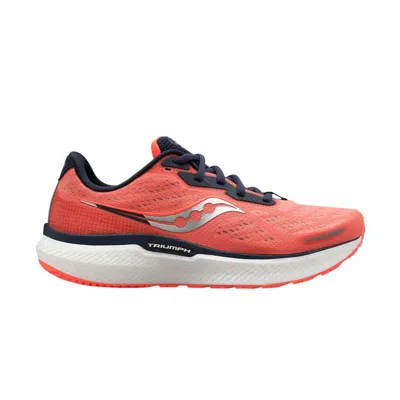 Pre-owned Saucony Wmns Triumph 19 'sunstone Night' In Orange