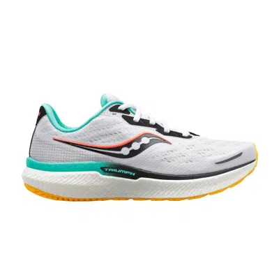 Pre-owned Saucony Wmns Triumph 19 'white Vizi'