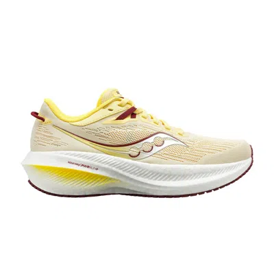 Pre-owned Saucony Wmns Triumph 21 'glow Sundown' In Cream