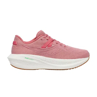 Pre-owned Saucony Wmns Triumph Rfg 'cayenne' In Pink