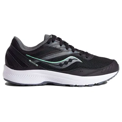 Saucony Women's Cohesion 15 Running Shoes In Black/meadow