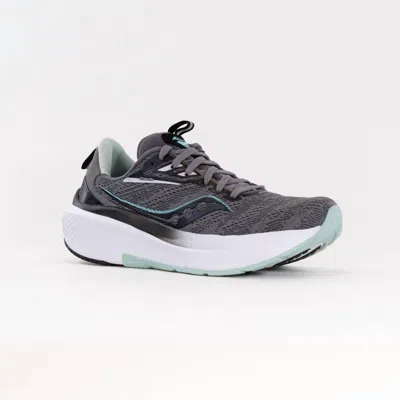 Saucony Women's Echelon 9 Wide In Charcoal/ice In Multi