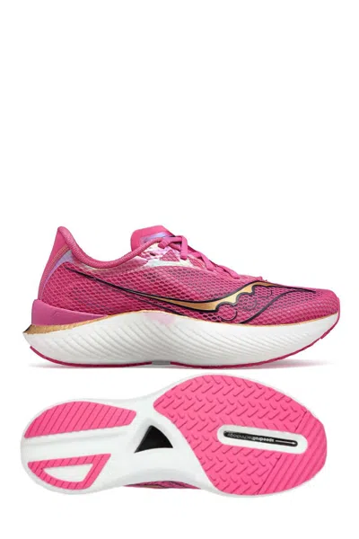 Saucony Women's Endorphin Speed 3 Running Shoes - Medium Width In Prospect Quartz In Pink