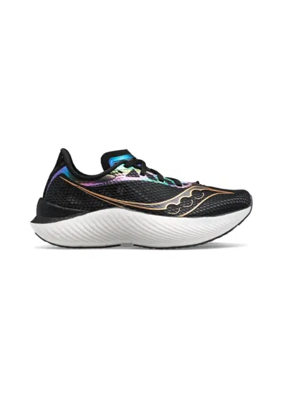 Saucony Women's Endorphin Shift 3 Running Shoe In Black/gold