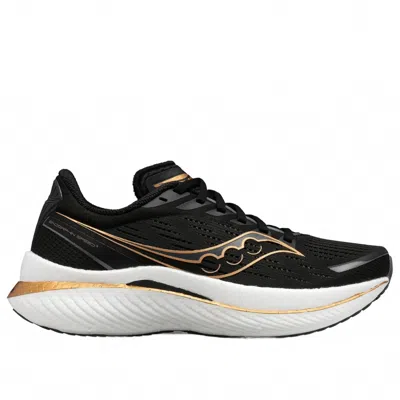 Saucony Women's Endorphin Speed 3 Running Shoes In Black/ Goldstrck