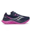 Saucony Women's Endorphin Speed 4 Shoes In Navy/fuchsia In Blue