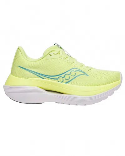 Saucony Women's Endorphin Trainer Sneaker In Sunny/denim In Yellow