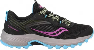 Saucony Women's Excursion Tr-15 Sneakers In Black/riz/lime In Multi