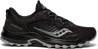 Saucony Women's Excursion Tr15 Gtx Running Sneakers In Black/shadow