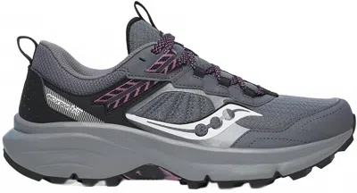 Saucony Women's Excursion Tr17 Trail Running Sneakers In Carbon/cinder In Multi