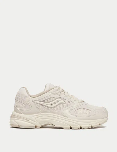 Saucony Women's Grid Jazz 9 Suede Trainers In White