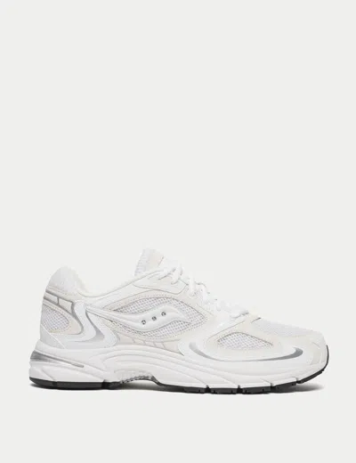 Saucony Women's Grid Jazz 9 Suede Trainers In White