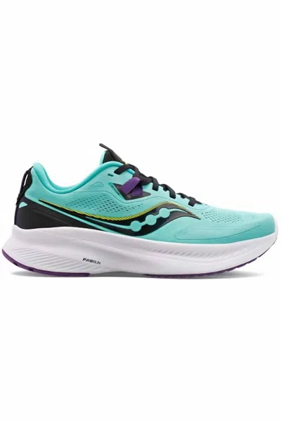 Saucony Women's Guide 15 Running Shoes In Cool Mint/acid In Multi