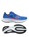 SAUCONY WOMEN'S GUIDE 16 RUNNING SHOES IN BLUELIGHT/BLACK