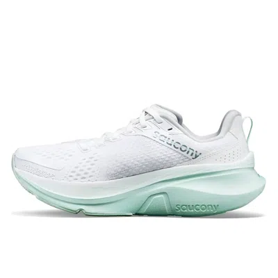 Saucony Women's Guide 17 Shoe In White/jade In Multi
