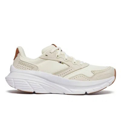 Saucony Women's Guide Metro Shoes In Vanilla In White
