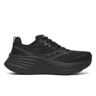 Saucony Women's Hurricane 24 Shoes In Black/ Black In Multi
