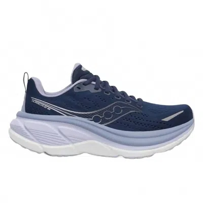Saucony Women's Hurricane 25 Running Shoes In Navy Aster In Multi