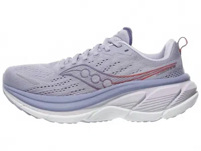 Saucony Women's Hurricane 25 Running Shoes - Wide In Thistle/aster In Multi