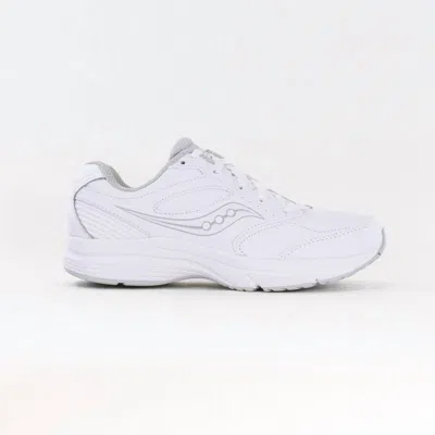 SAUCONY WOMEN'S INTEGRITY WALKER V3 EXTRA WIDE IN WHITE