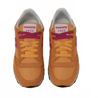Saucony Women's Jazz Original Low Top Sneakers In Orange/fuchsia In Multi