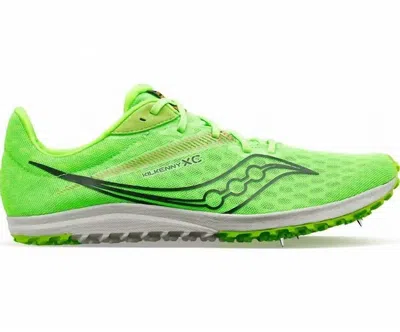 Saucony Women's Kilkenny Xc 9 Flat Shoe In Slime In Green