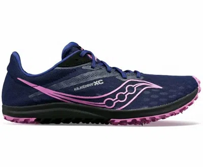 Saucony Women's Kilkenny Xc9 Spike Shoe In Indigo In Multi
