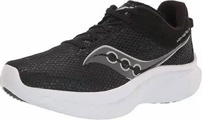 Saucony Women Kinvara 14 Shoes In Black/white In Multi