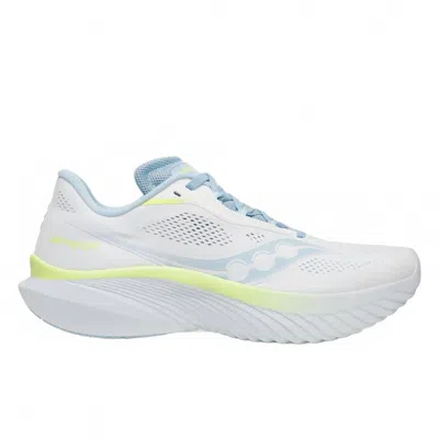 Saucony Women's Kinvara 15 Running Shoes In White/ice Melt In Multi