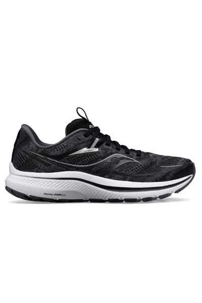 Saucony Women's Omni 21 Running Shoes In Black/white