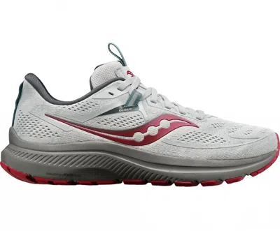 Saucony Women's Omni 21 Running Sneakers In Concrete/berry