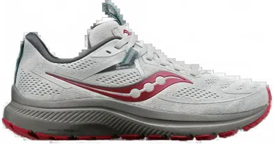 Saucony Women's Omni 21 Shoes In Concrete/berry In Multi